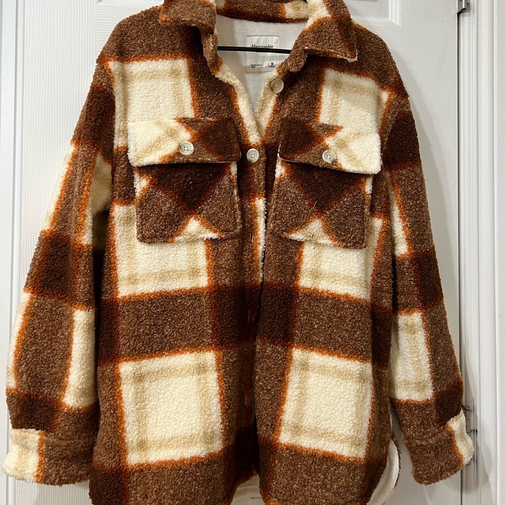 Abercrombie & fitch sherpa jacket